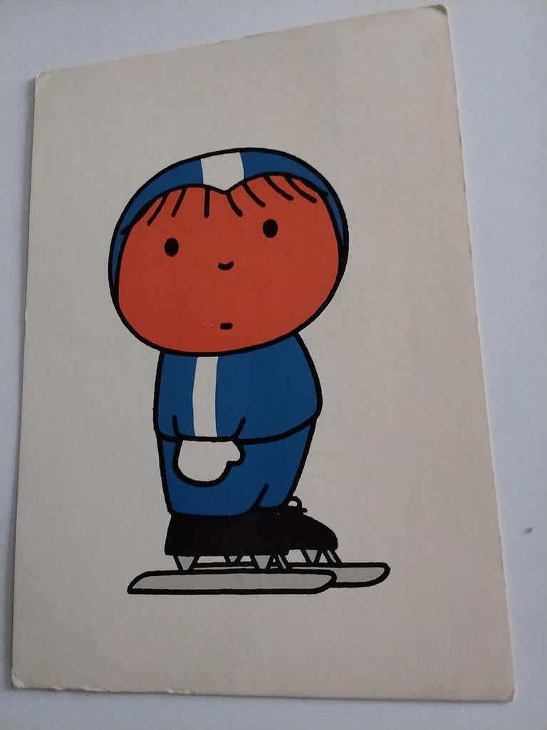 DICK BRUNA.  SCHAATSER., Ophalen of Verzenden, Sterren en Beroemdheden