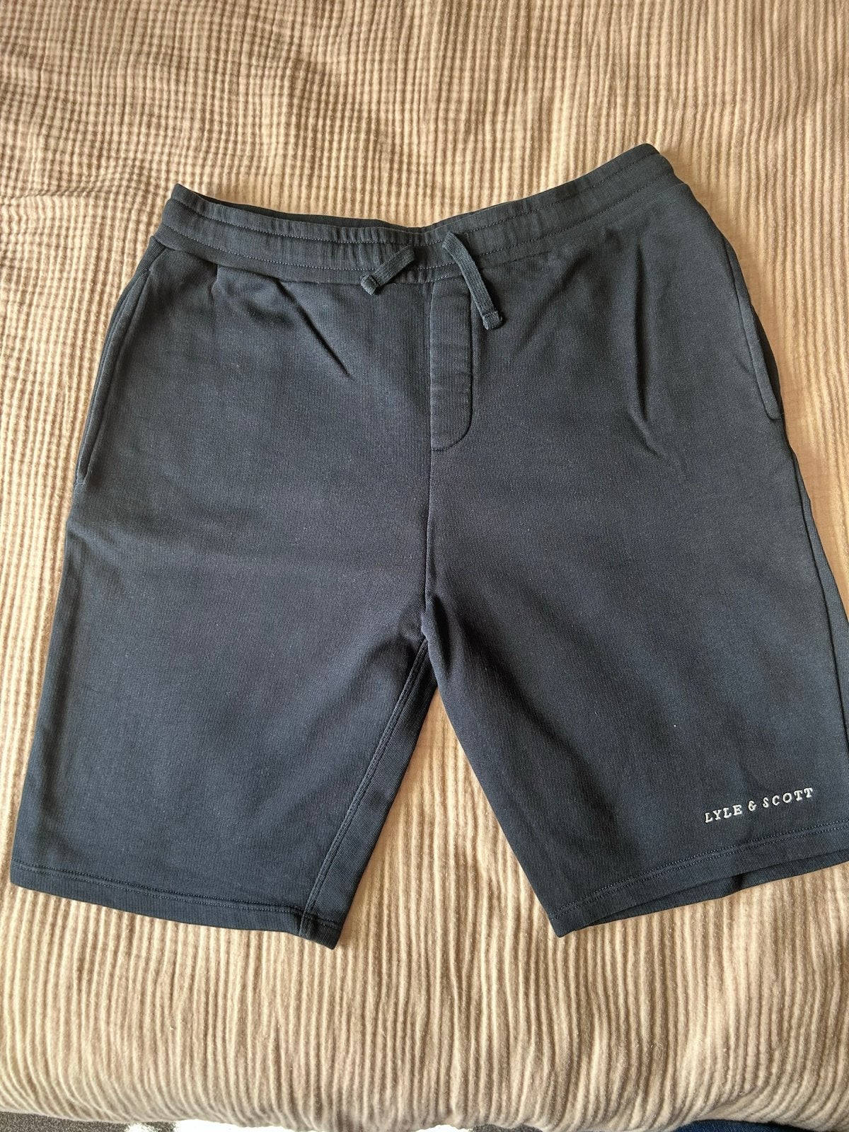 Lyle & Scott Donkerblauwe Sweatshorts - Maat 15-16 Jaar, Ophalen of Verzenden, Zo goed als nieuw, Jongen of Meisje