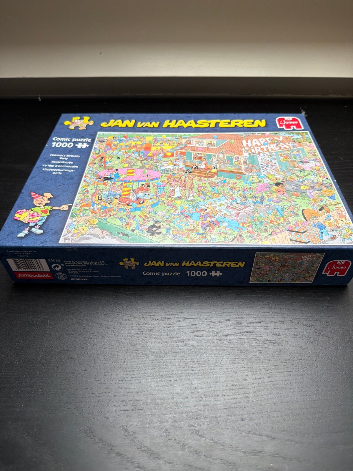 Jan van Haasteren Comic Puzzel - Happy Birthday 1000 stukjes, Hobby en Vrije tijd, Denksport en Puzzels, Ophalen of Verzenden