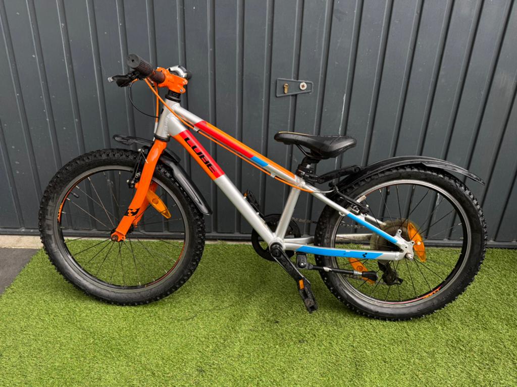 Cube Acid 20 inch - Kinderfiets MTB Mountainbike 🩶🧡, Fietsen en Brommers, Fietsen | Kinderfietsjes, Ophalen of Verzenden, Zo goed als nieuw