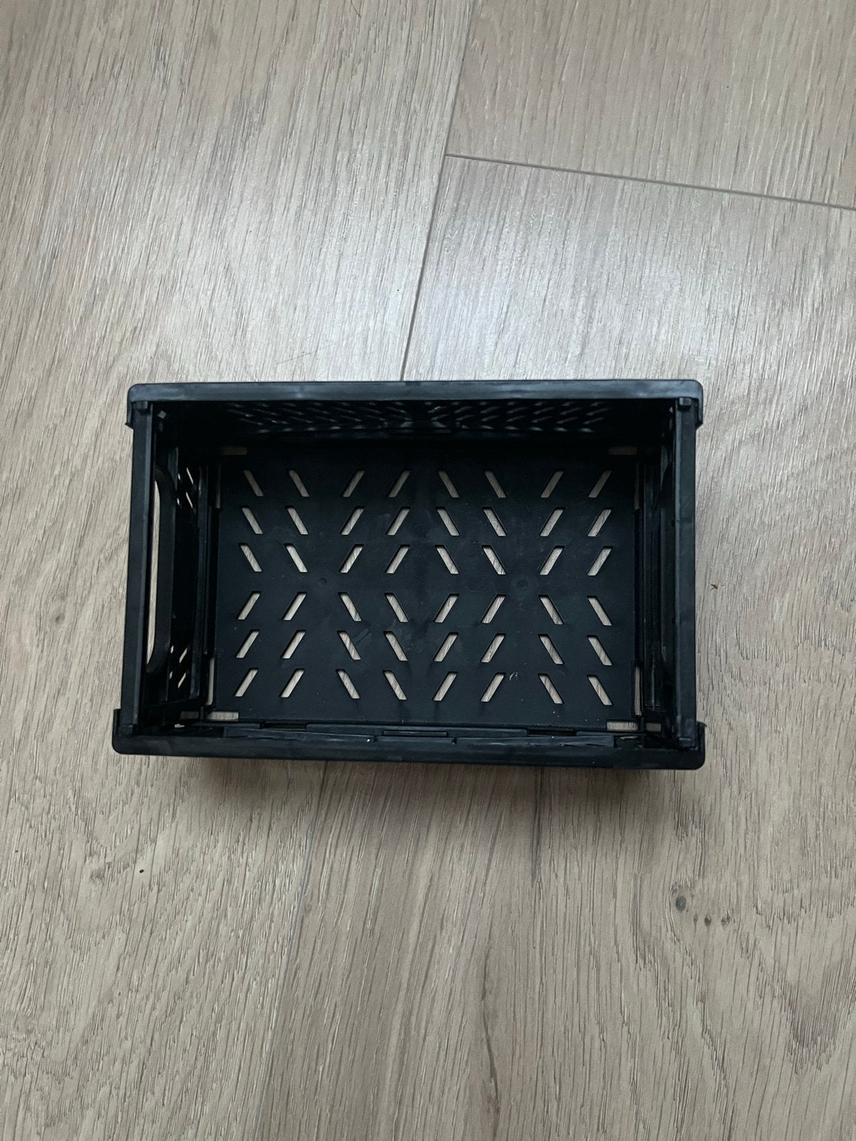 Opvouwbare zwarte krat - Handig voor opslag, Opvouwbaar, Minder dan 35 cm, Minder dan 50 cm, Ophalen of Verzenden