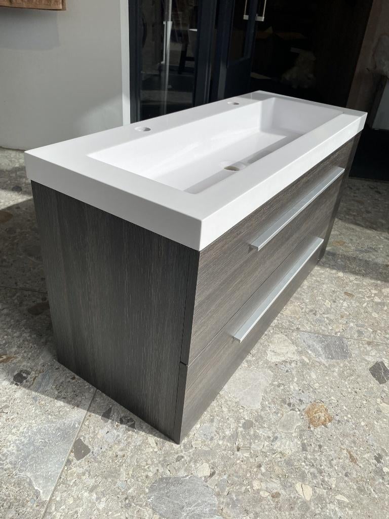 Wastafelmeubel 100cm Legno Antracite | Outlet A-merk €599, Ophalen, Nieuw, Douche