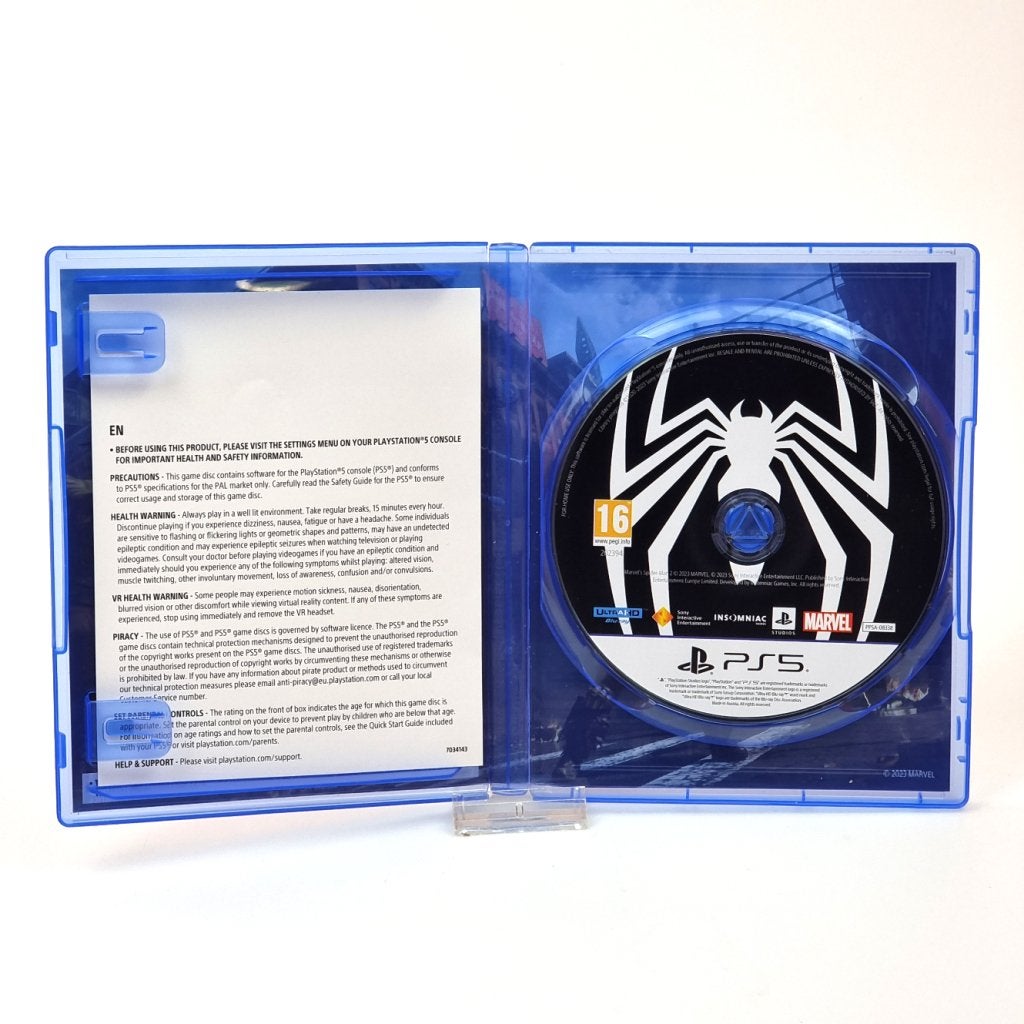 Playstation 5 Game: Marvel's Spider-Man 2, Sony, Gebruikt, Support@sony.com, 1-7-1 Konan, Minato-ku
Tokyo 108-0075
Japan