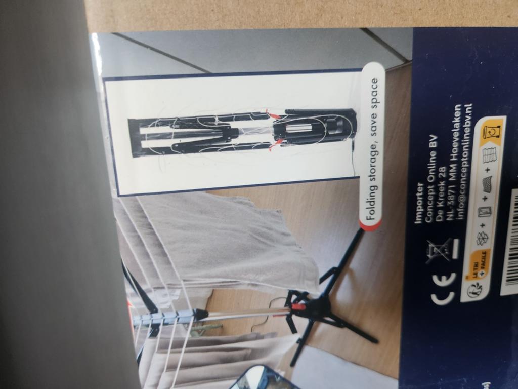 Rotating Dryer - Opvouwbaar Wasrek - Droogrek, Witgoed en Apparatuur, Wasdrogers, Ophalen, Nieuw