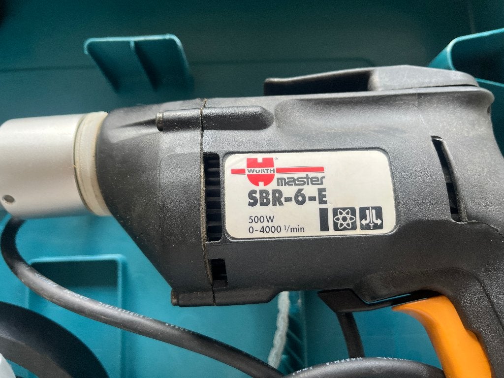 Wurth Master SBR-6-E Schroefmachine - Zo goed als nieuw, Doe-het-zelf en Verbouw, Ophalen, Variabele snelheid, 400 tot 600 watt