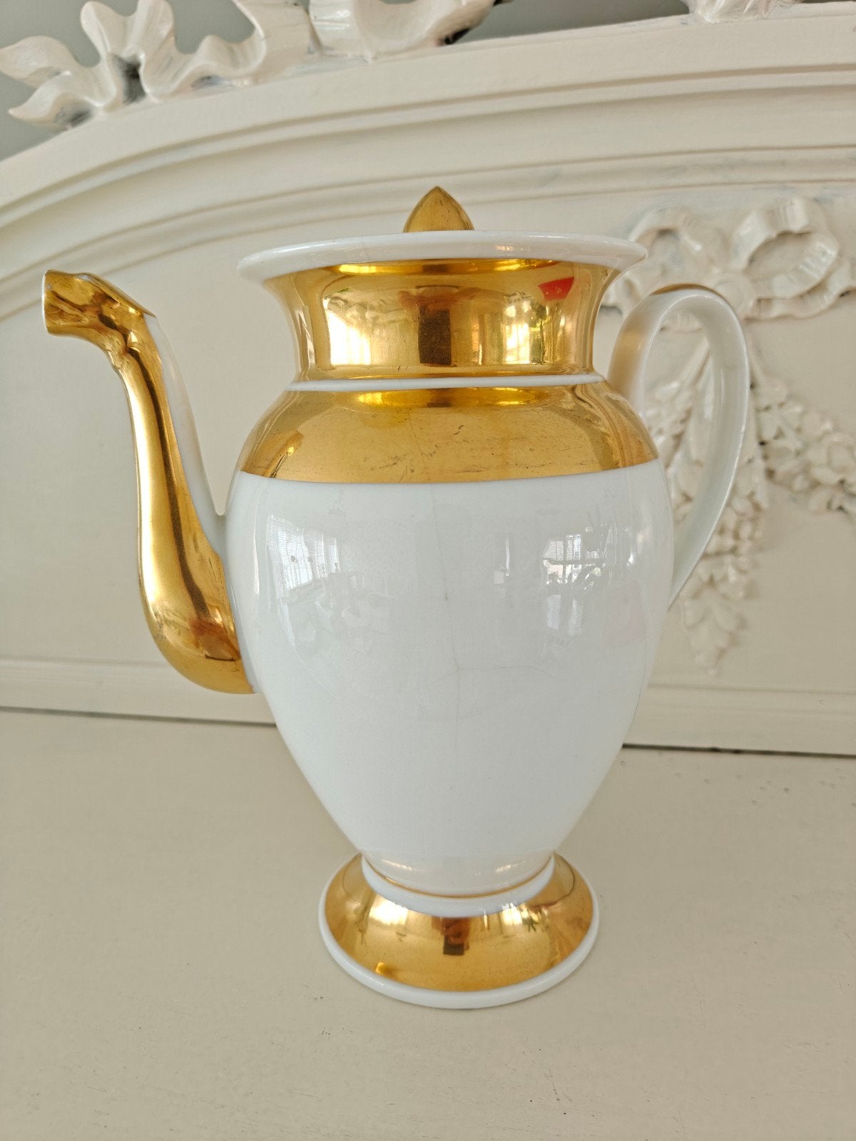 antieke Franse Parijs Deroche, empire theepot omstreeks 1820, Ophalen of Verzenden
