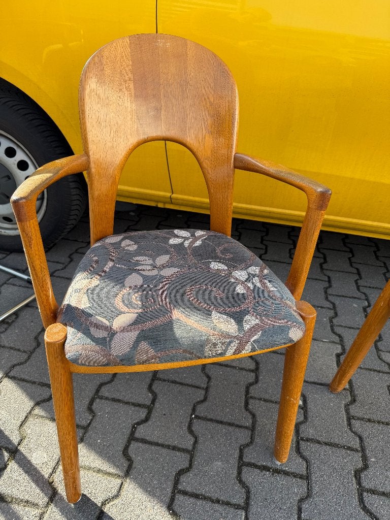 Niels Koefoed Larssen Morten stoelen Danish Teak, Huis en Inrichting, Stoelen, Ophalen, Danish Modern Deens Scandinavisch, Overige materialen