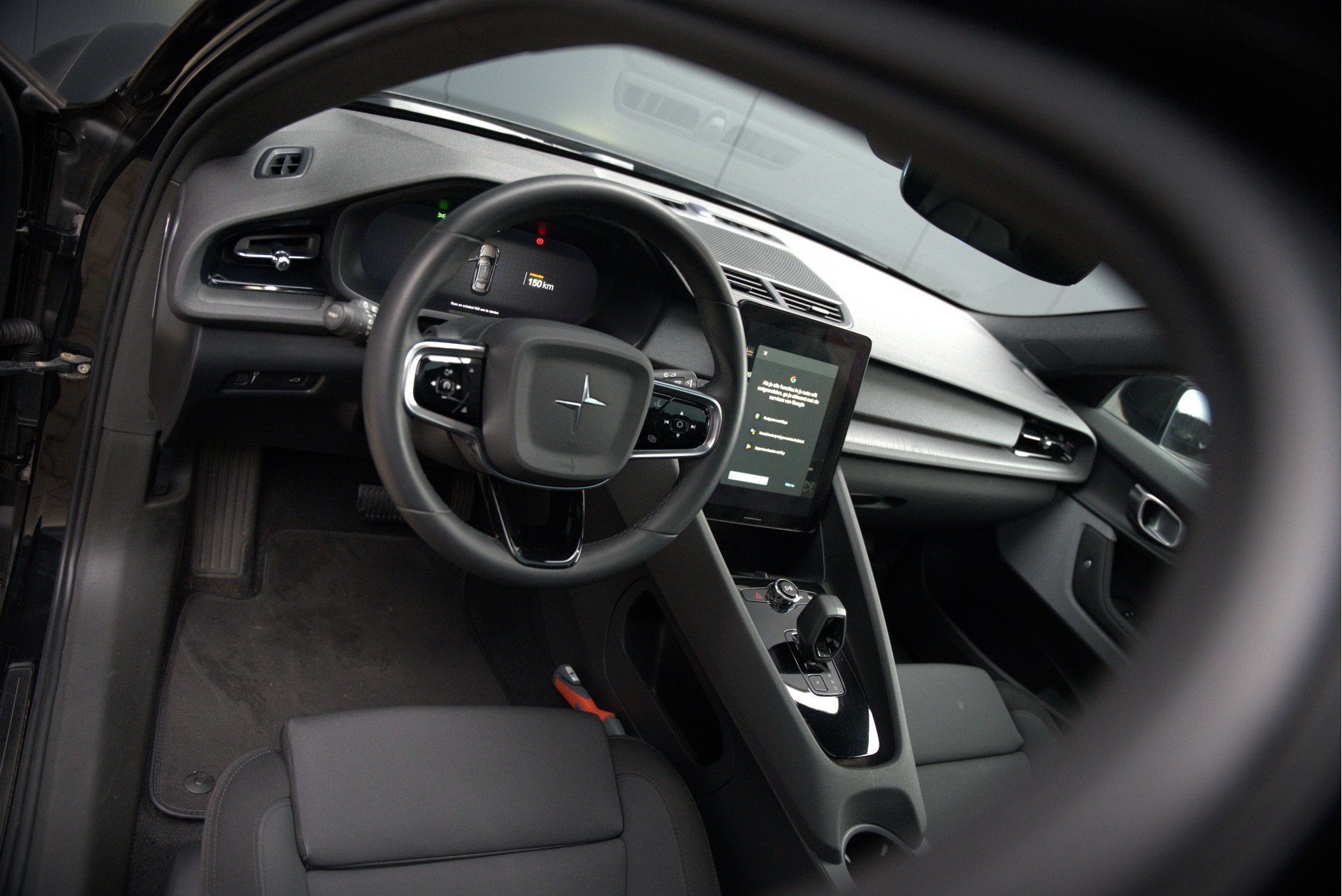 Polestar 2 Long Range Dual Motor Launch Edition 78kWh | Pano, Auto's, Polestar 2, Stof, Gebruikt, Zwart