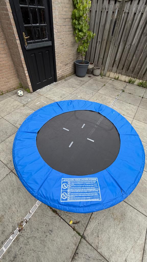 Trampoline 180cm diameter (zonder vangnet), Ophalen, Gebruikt