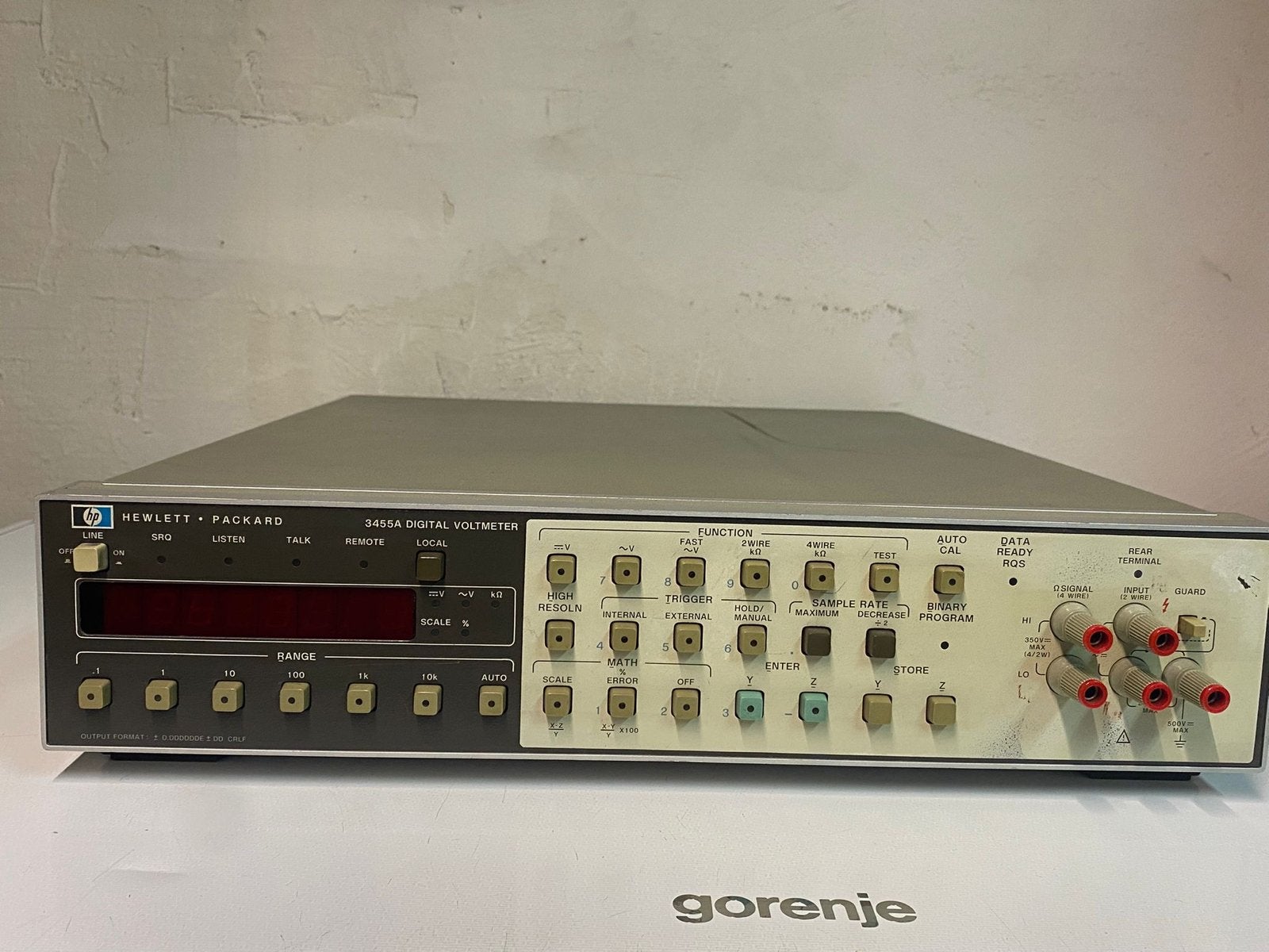 Hewlett-Packard 3455A Digitale Voltmeter - 6.5-cijferig, Ophalen of Verzenden, Gebruikt, Multimeter