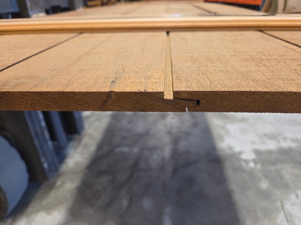 2.2 m2 Hardhout rabat - fijnbezaagd - nr: HP165, Ophalen, Planken, Nieuw, Hardhout