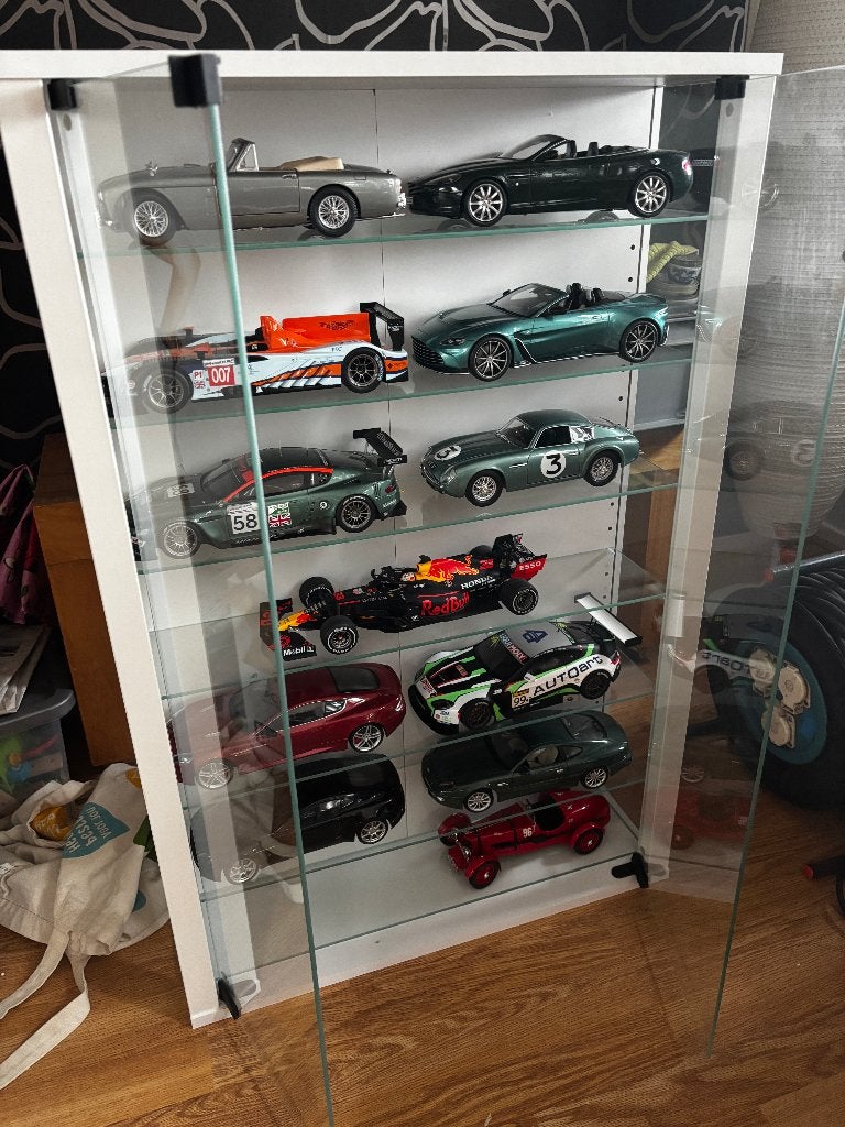 modelauto wand/hang vitrinekast VCM Vitrosa wit., Ophalen, Zo goed als nieuw, Overige typen, Overige merken