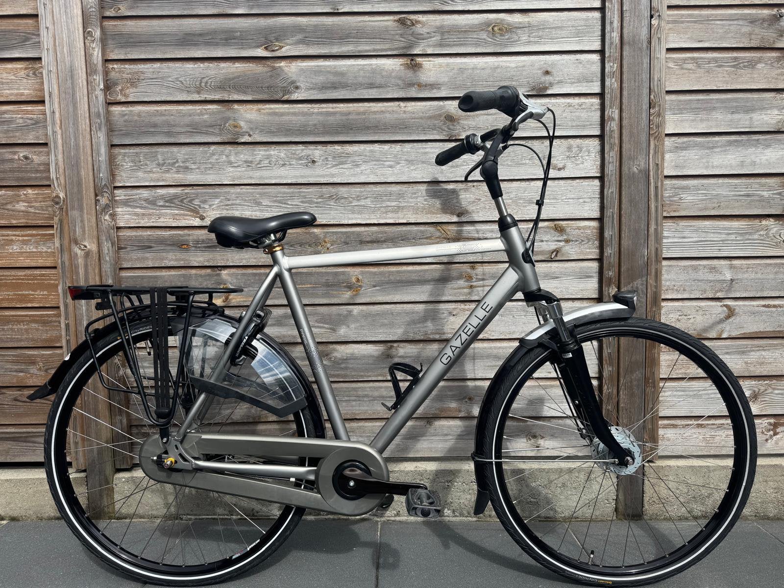 Nette herenfiets Gazelle Paris 61cm, Fietsen en Brommers, Fietsen | Heren | Herenfietsen, Ophalen, Versnellingen, Zo goed als nieuw
