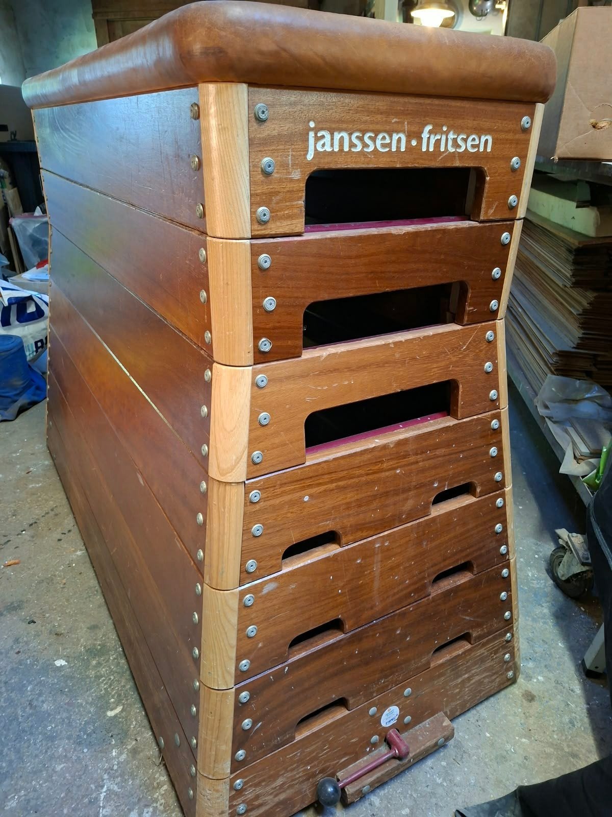 Janssen-Fritsen Turnkast - Vintage Gymtoestel, Ophalen, Gebruikt