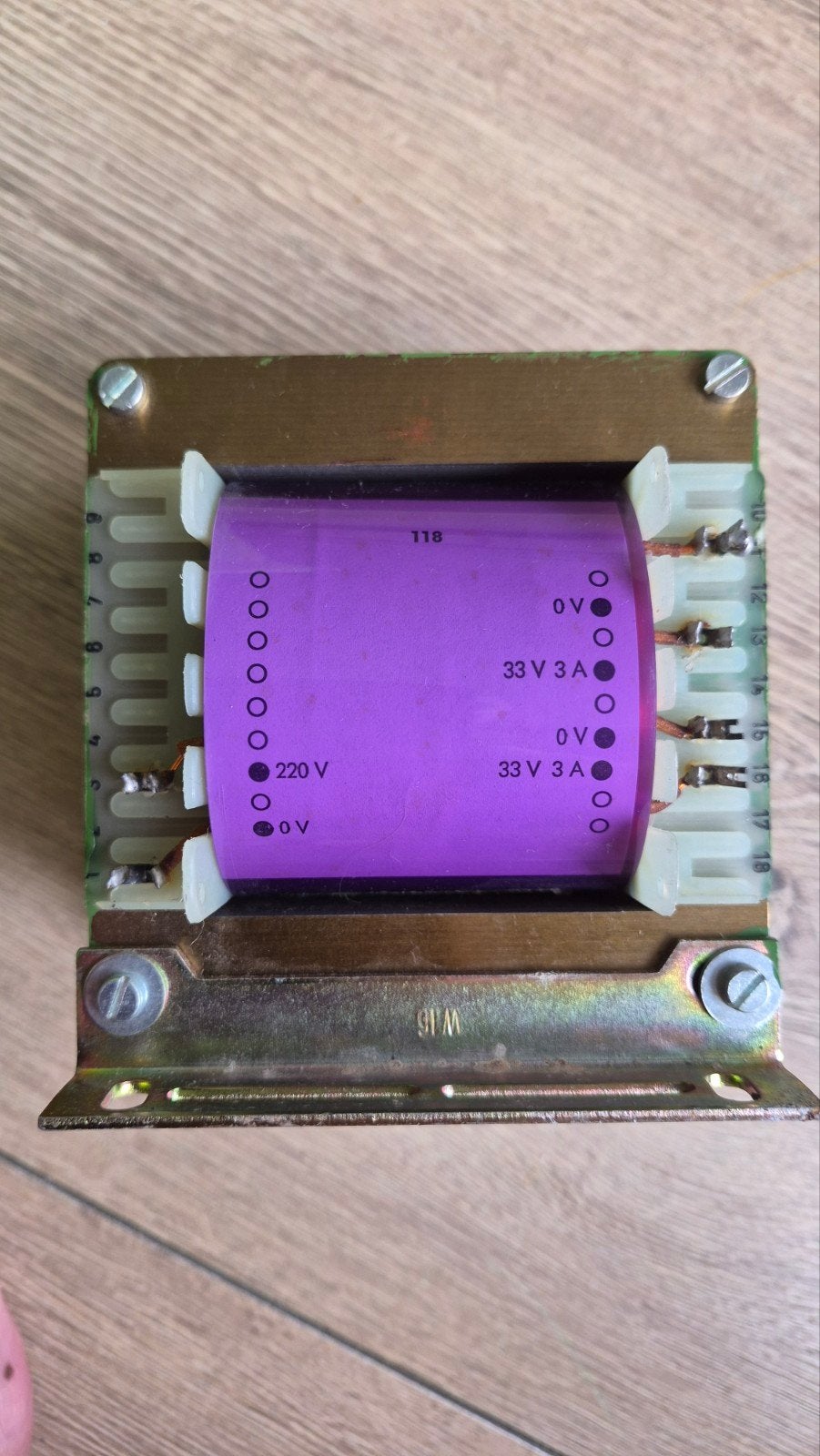 Transformator 220V naar 2x33V 3A, Ophalen of Verzenden, Gebruikt