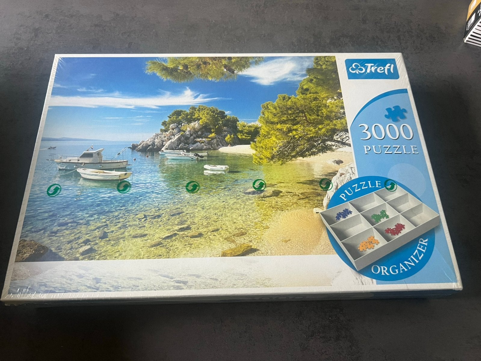 NIEUW Trefl puzzel 3000 stukjes Croatia incl sorteerbakken, Ophalen of Verzenden, Meer dan 1500 stukjes, Zo goed als nieuw