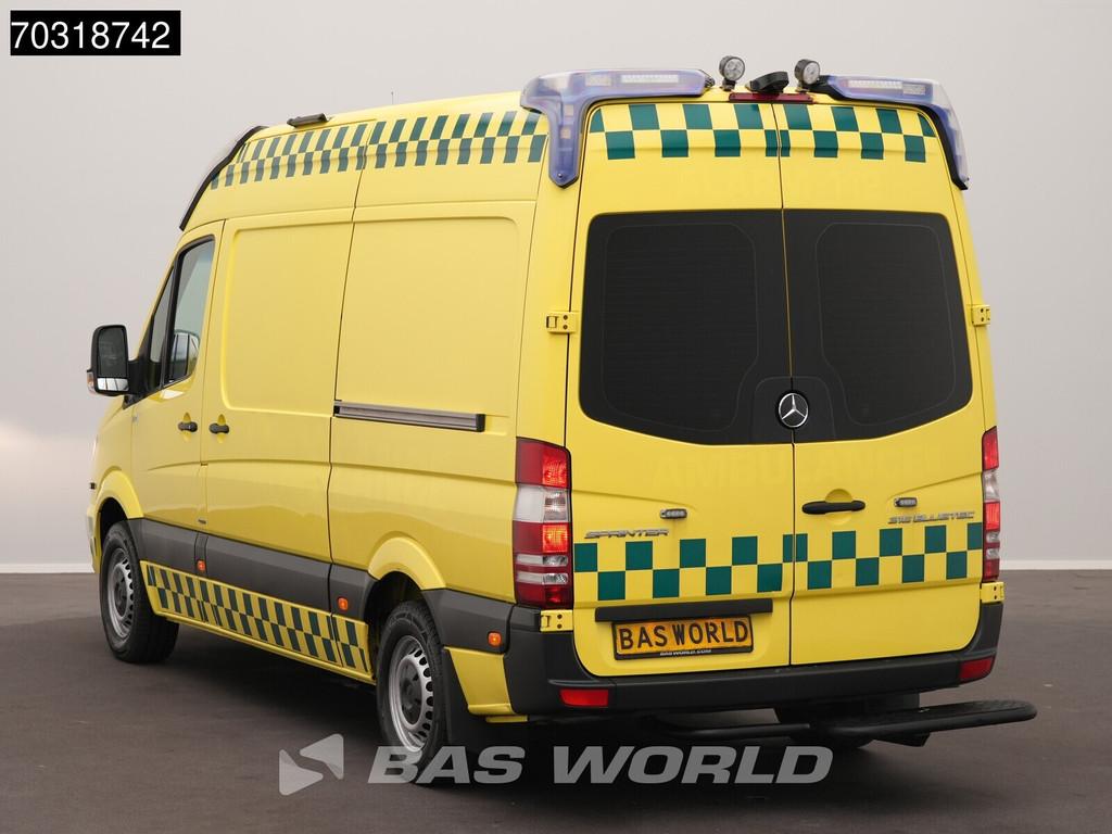 Mercedes Sprinter 316 CDI Automaat Ambulance Luchtvering L2H, Auto's, Bestelauto's, Automaat, Stof, Gebruikt, Euro 6