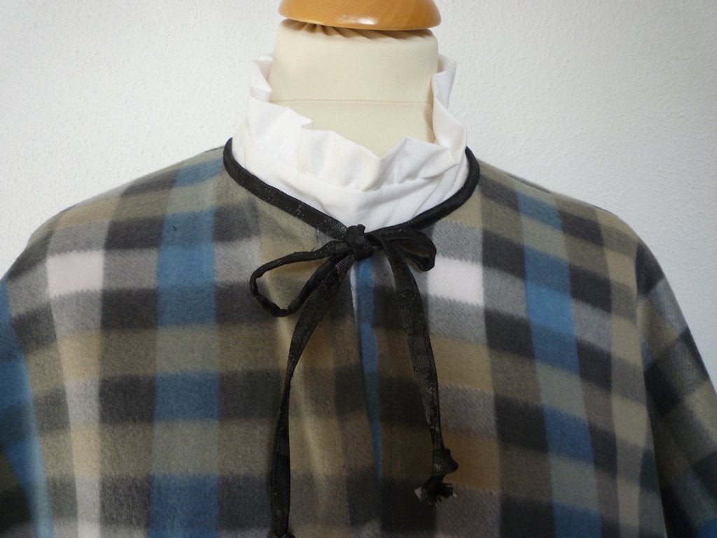 HISTORISCHE geruite cape, STIJL CHARLES DICKENS (NIEUW), Ophalen of Verzenden, Nieuw