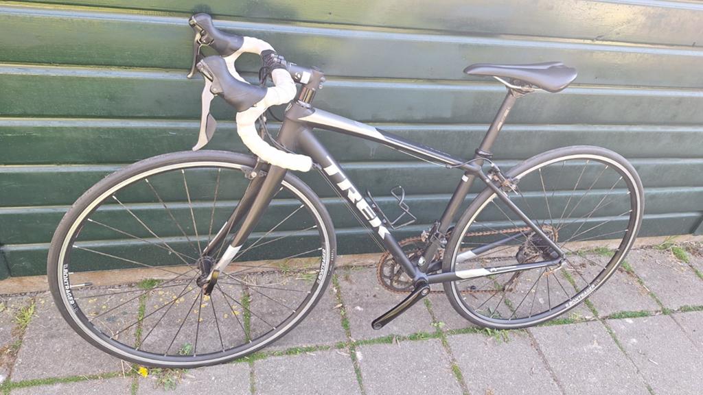 Trek Domane AL 2 racefiets, 28 inch, Gebruikt, Velgrem, Aluminium