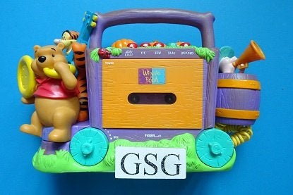 Winnie the Pooh cassetterecorder nr. 6098-02, Ophalen, Zo goed als nieuw, Jongen of Meisje