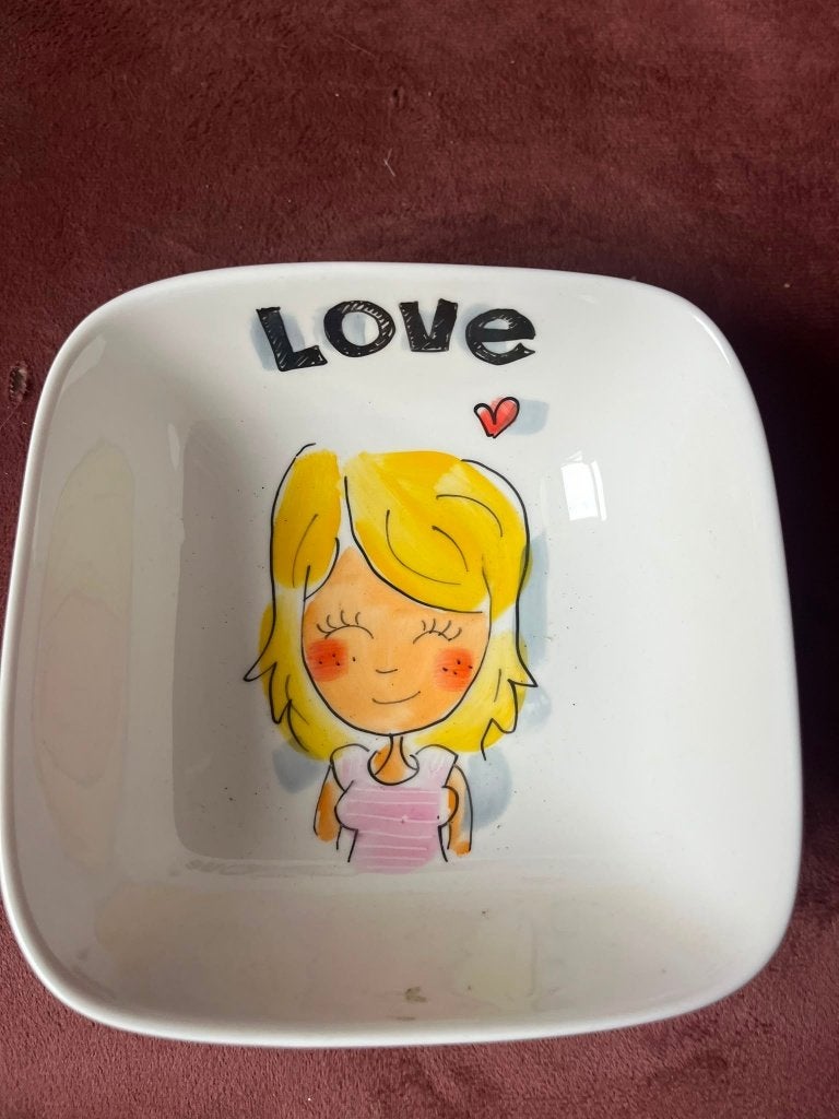 Blond Amsterdam LE Handwerk bakje love 2, Nieuw, Ophalen of Verzenden, Schaal of Schalen, Aardewerk