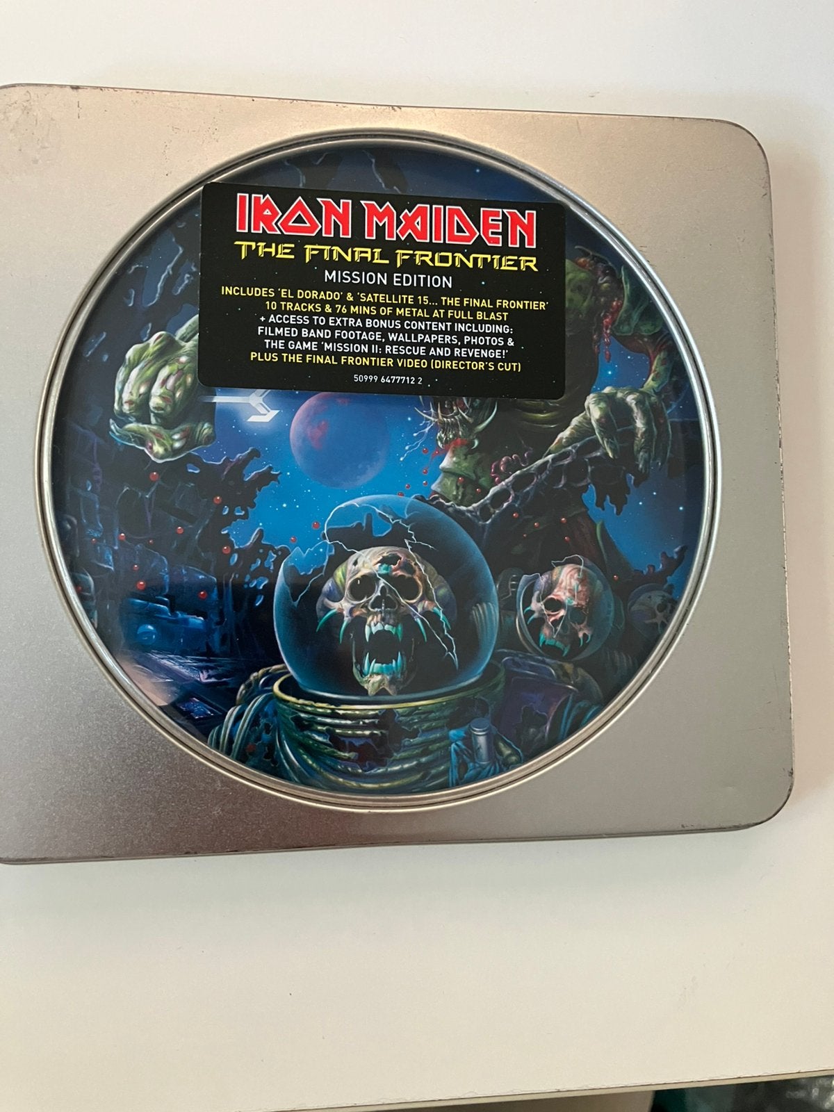 Iron Maiden -  The Final Frontier, Cd's en Dvd's, Cd's | Hardrock en Metal, Ophalen of Verzenden, Zo goed als nieuw