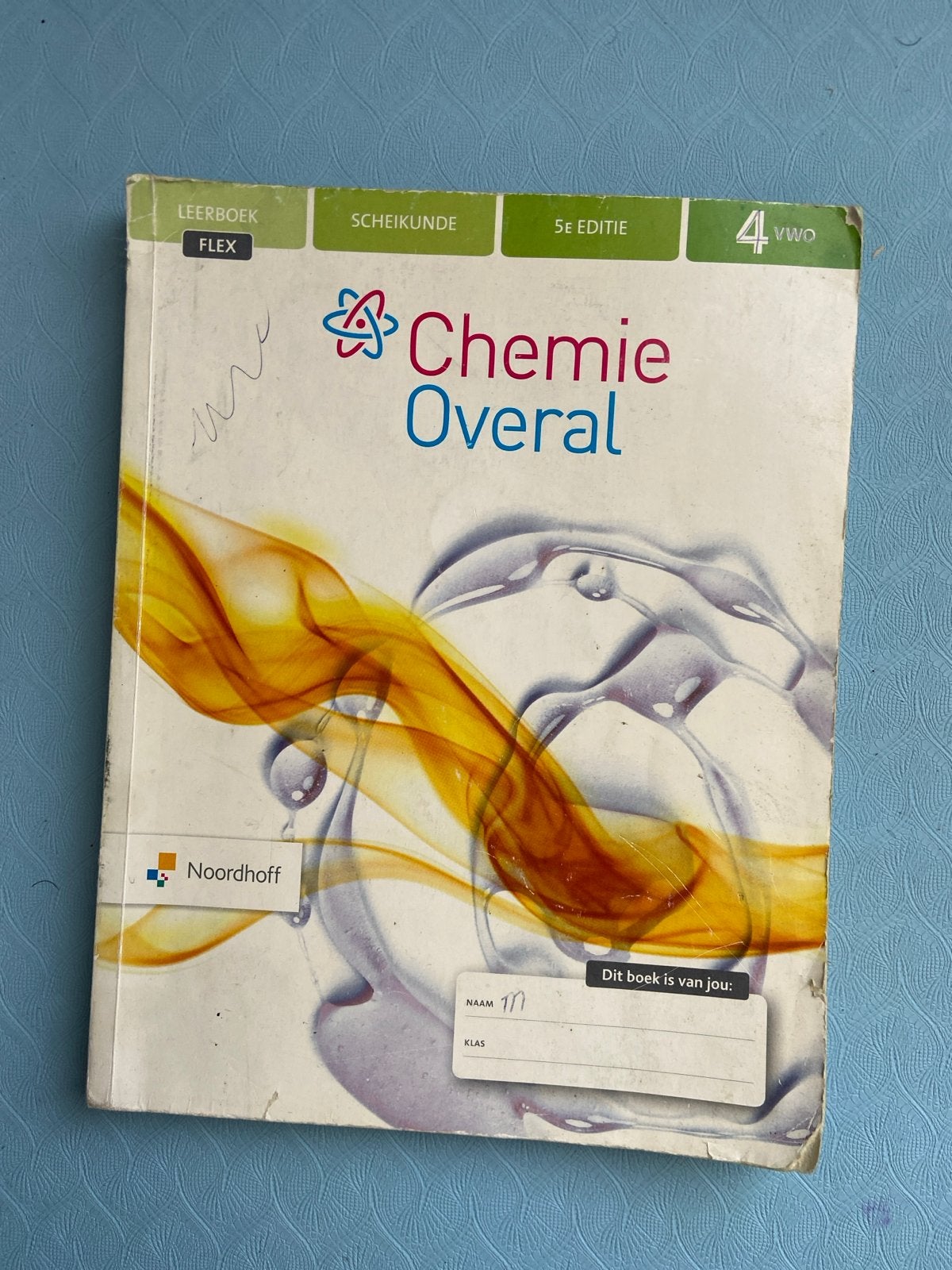 Chemie Overal 4 VWO Scheikunde Leerboek 5e editie, Boeken, Ophalen of Verzenden, Gelezen, VWO, Scheikunde