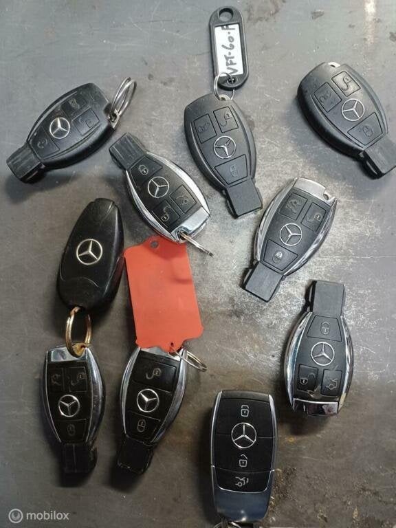 gebruikte autosleutel origineel Mercedes, Gebruikt, Mercedes-Benz, Ophalen of Verzenden, Mercedes-Benz