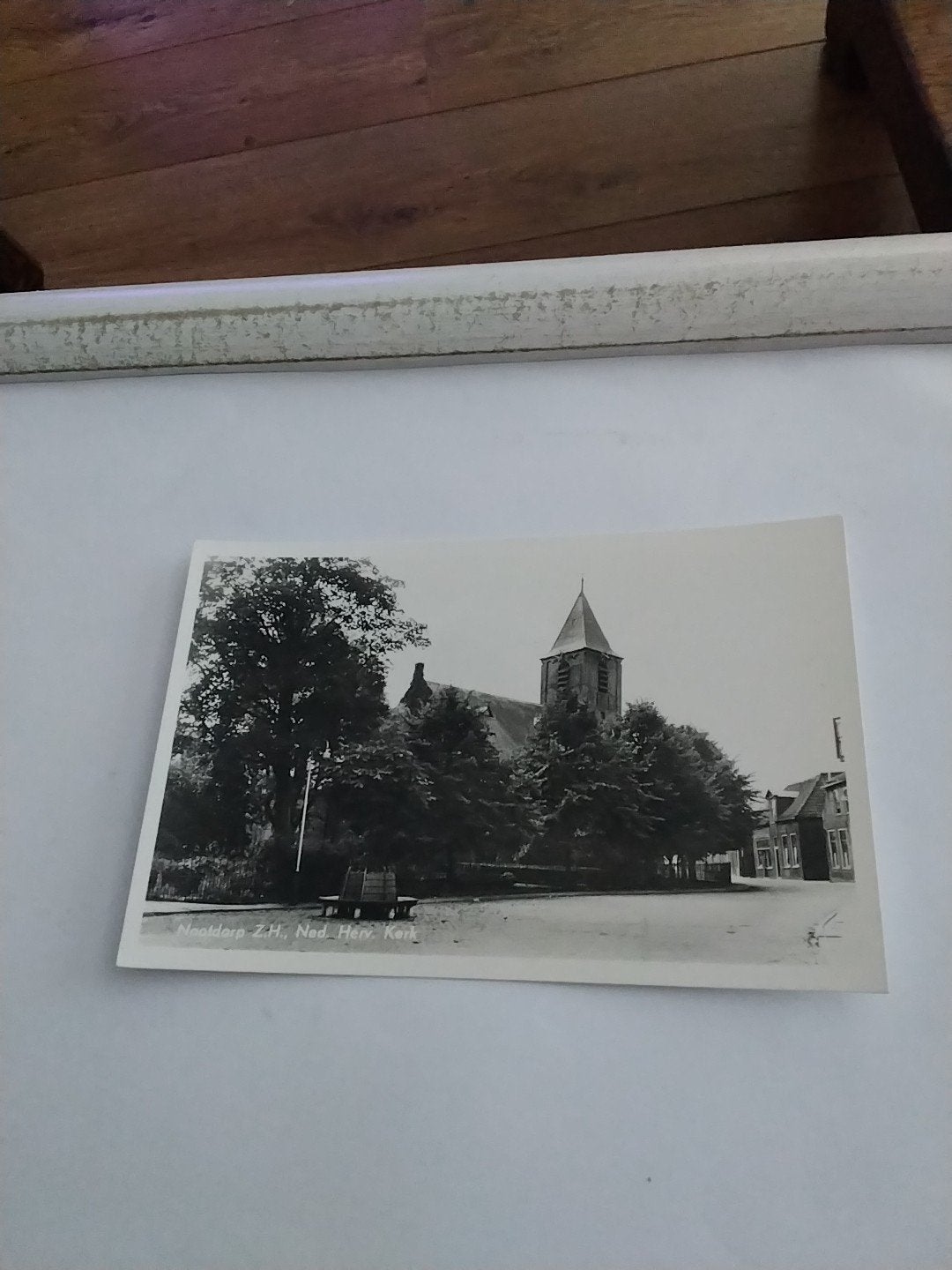 Oude Ansichtkaart Nootdorp ZH, Ned. Herv. Kerk, Ophalen of Verzenden