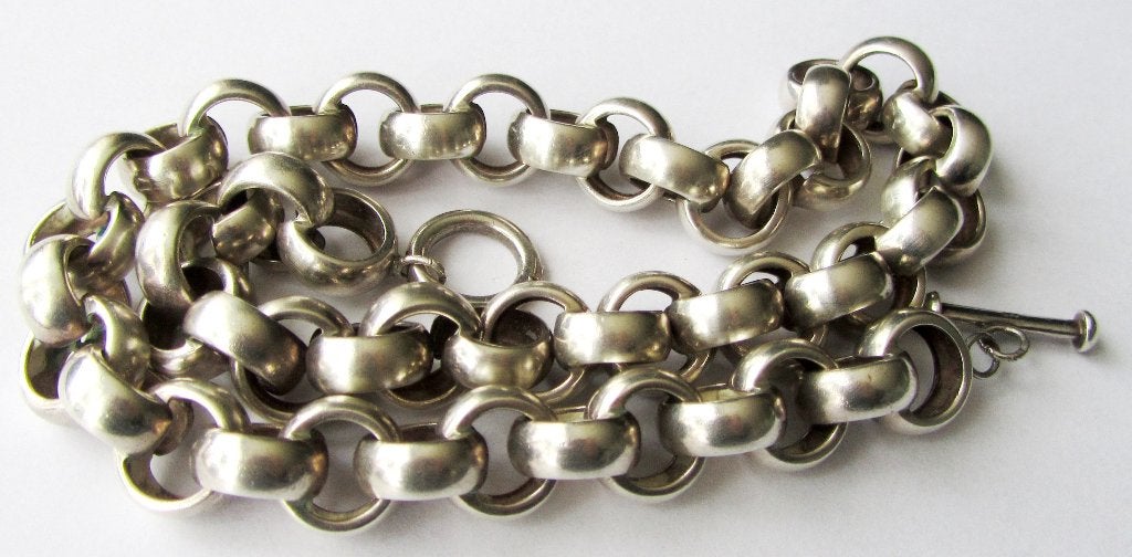 925 zilveren CASA Grove Jasseron collier ketting, 84 gr!, Ophalen, Zilver, Ketting