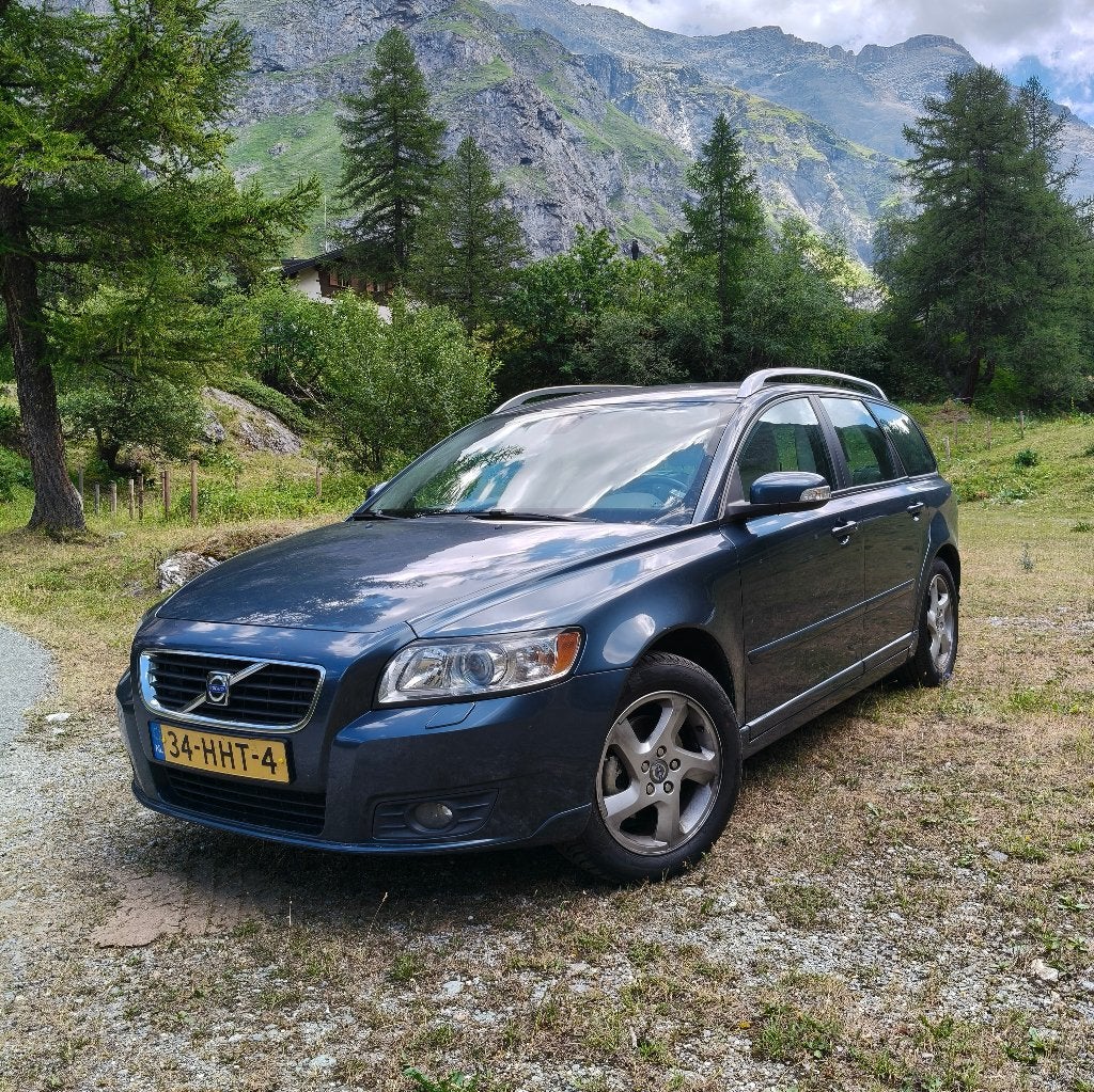 Volvo V50 2.0 2008 Blauw, Auto's, Voorwielaandrijving, 1282 kg, 4 cilinders, Blauw