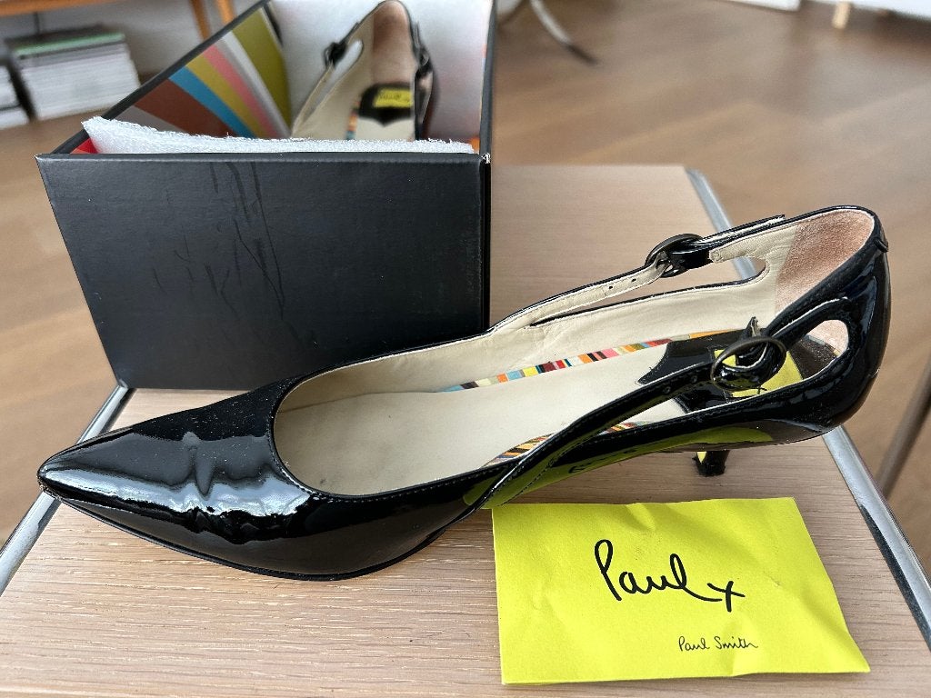 Paul Smith Regina Black Chic pumps, maat 38, Paul Smith, Schoenen met lage hakken, Zwart, Ophalen of Verzenden