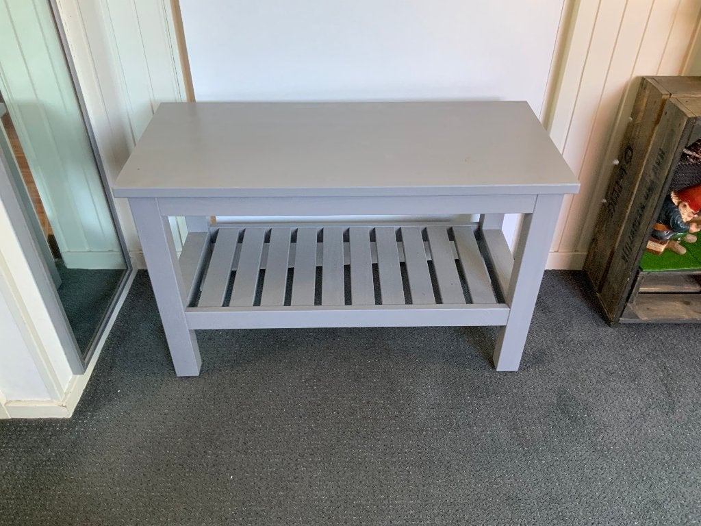 Hemnes bankje, Huis en Inrichting, Krukjes, Ophalen, Zo goed als nieuw, Hout