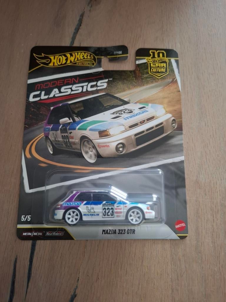 Hot Wheels Premium Modern Classics - Mazda 323 GTR, Ophalen of Verzenden, Nieuw, Auto