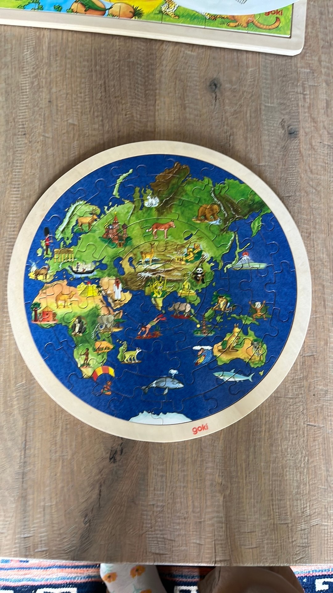 Goki puzzel hout tweezijdig, Ophalen