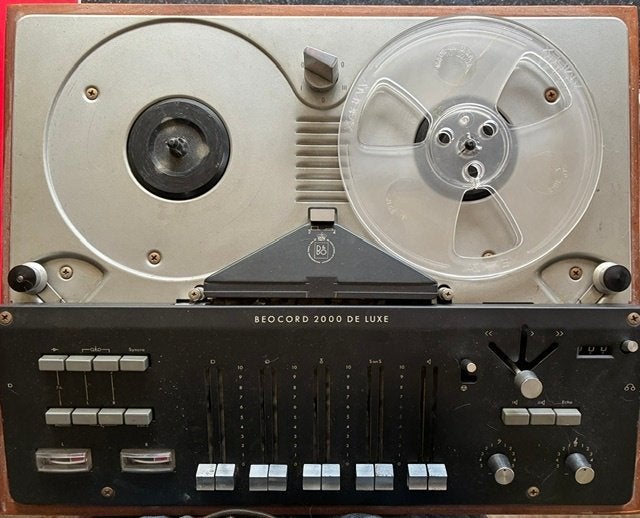 B&O Beocord 2000 de Luxe bandrecorder met sound-on-sound, Ophalen of Verzenden, Bandrecorder, Met stofkap