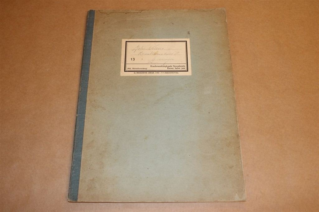 Handleiding Krachtwerktuigkunde - Stoomketels - 1940, Boeken, Ophalen of Verzenden, Zo goed als nieuw, Bouwkunde