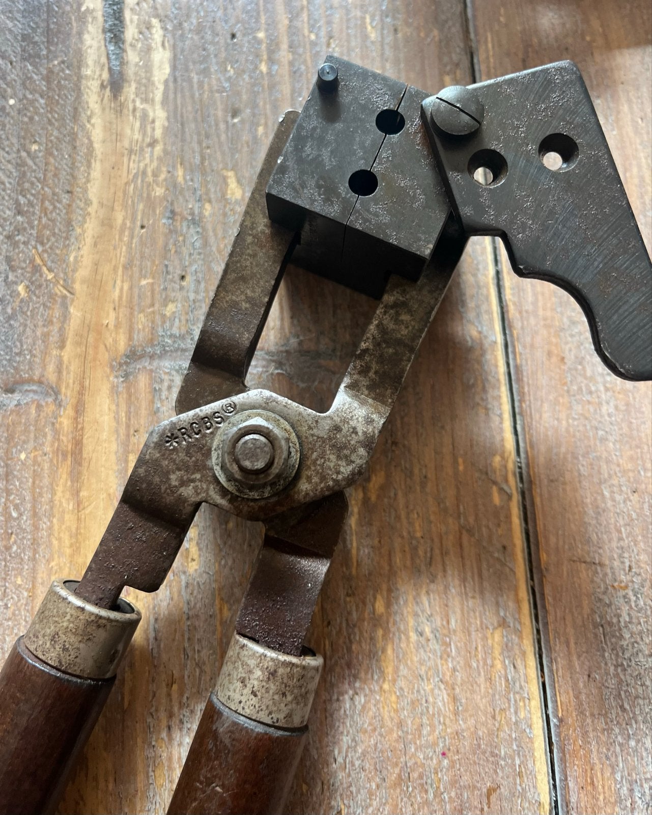 RCBS giettang 520-RB - Vintage kogelgiettang, Ophalen of Verzenden, Gebruikt