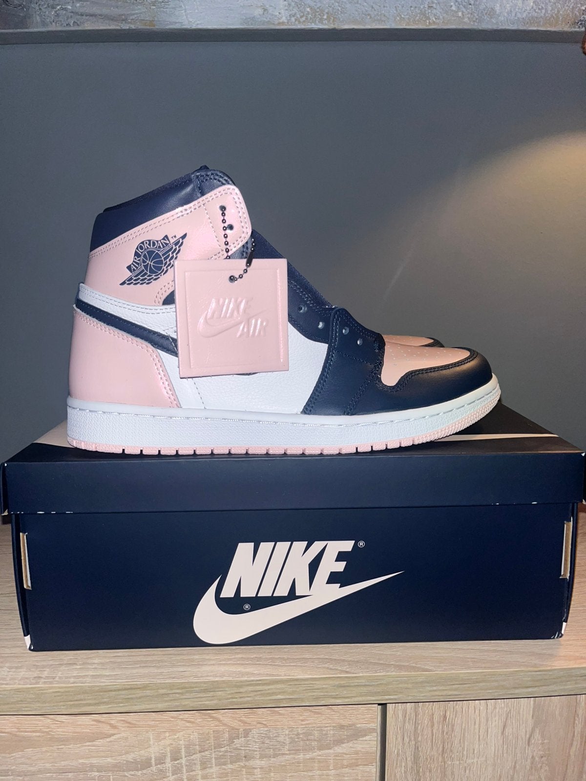 Air Jordan 1 Retro High OG Atmoshere/Bubble Gum. Maat 40,5., Overige kleuren, Nieuw, Ophalen of Verzenden, Sneakers of Gympen