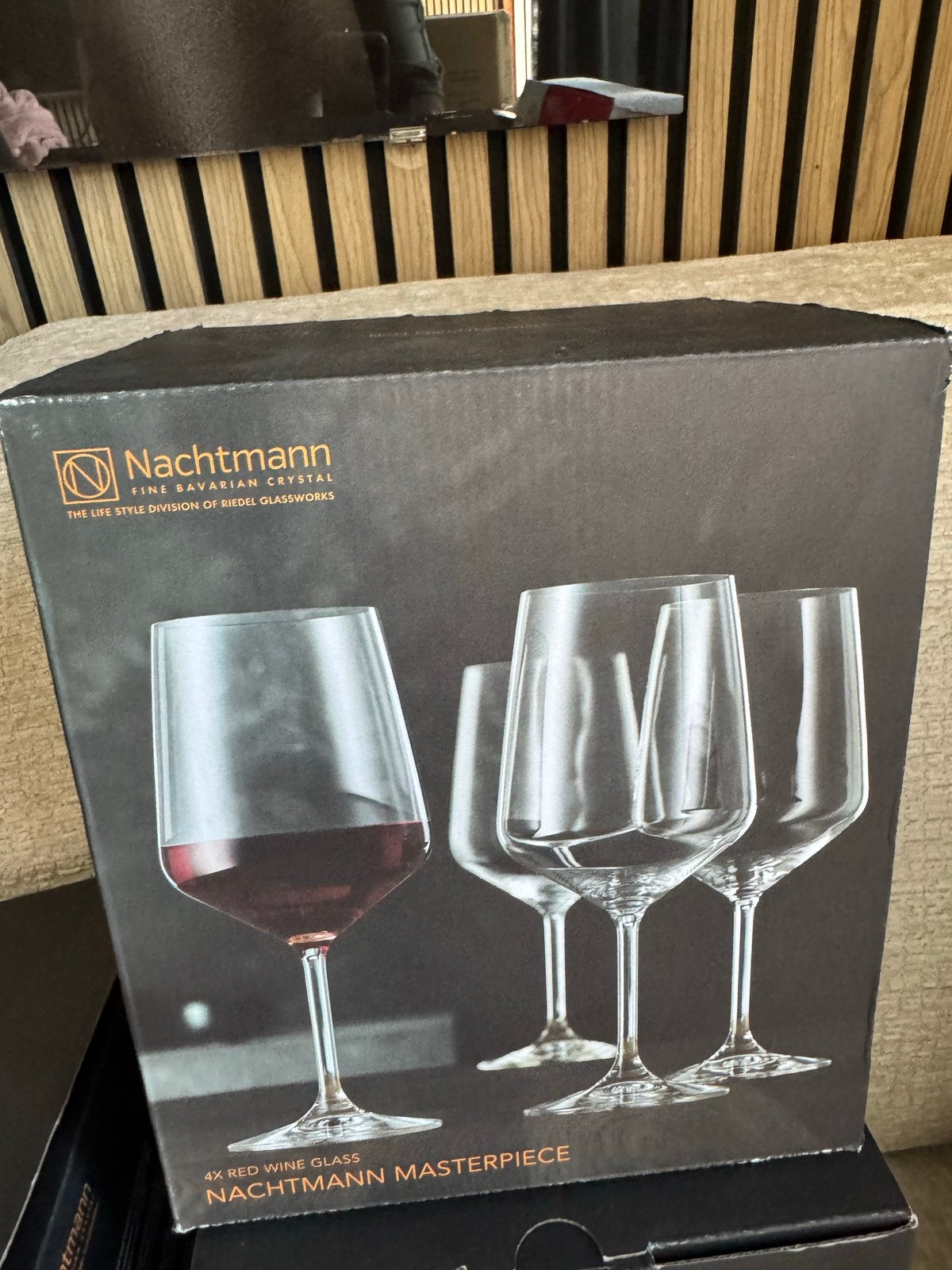 Wijnglazen - 4 stuks Nachtmann Masterpiece, Ophalen, Nieuw, Overige merken, Glas