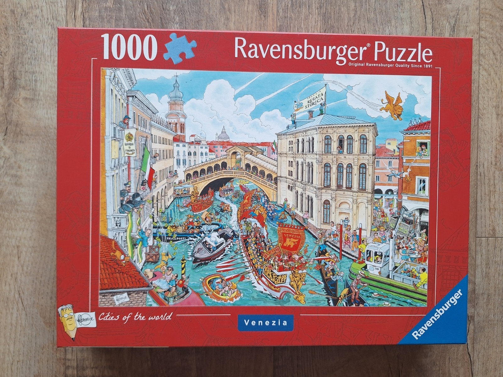 Ravensburger puzzel Venezia 1000 stukjes
Rookvrij, Hobby en Vrije tijd, Denksport en Puzzels, Ophalen of Verzenden, 500 t/m 1500 stukjes