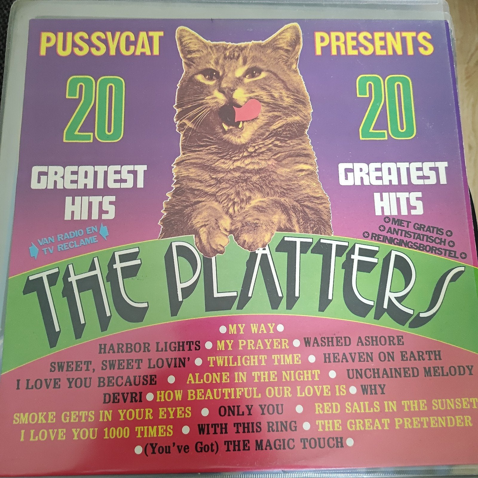 The Platters - 20 Greatest Hits (Pussycat Presents), Ophalen of Verzenden, Gebruikt, 12 inch