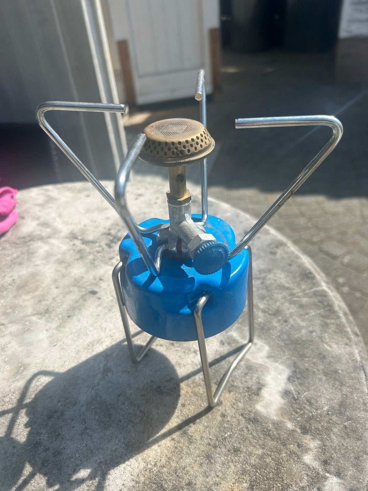 Compacte Camping Gasbrander - Ideaal voor Outdoor, Caravans en Kamperen, Kampeeraccessoires, Ophalen, Gebruikt