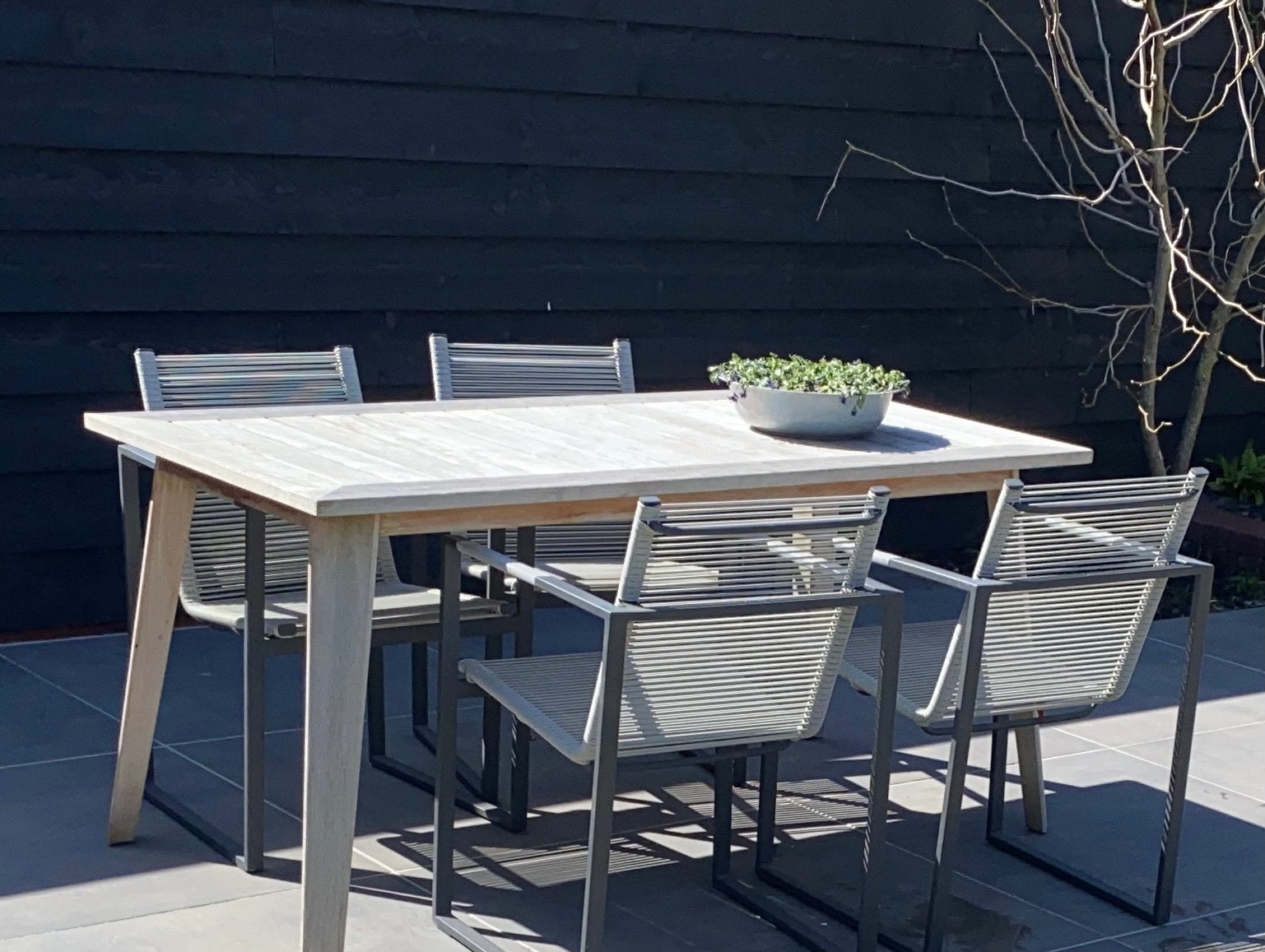 4x Tuinstoel Borek Andria, Ophalen, Gebruikt, Aluminium