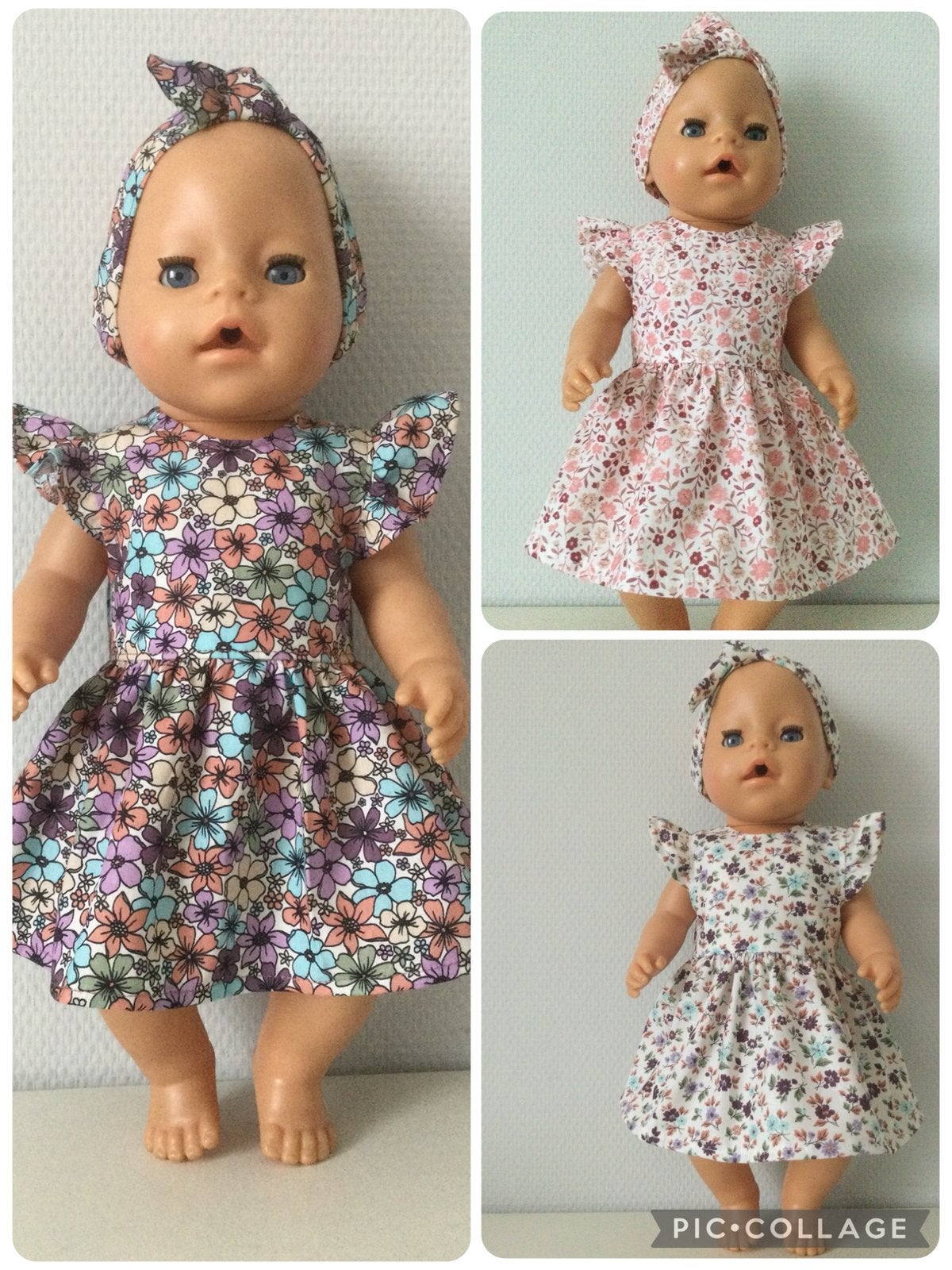 Poppenkleertjes babypop 43 cm babyborn pop 43 cm jurkje, Kinderen en Baby's, Speelgoed | Poppen, Nieuw, Babypop, Ophalen of Verzenden