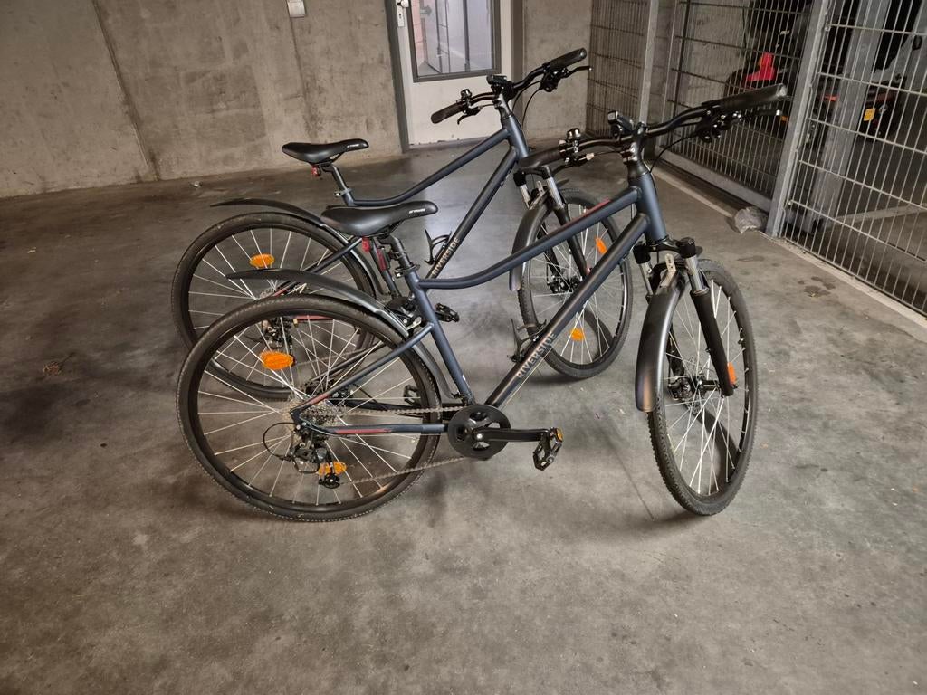 2x Riverside RS500 Hybride Mountainbikes, Versnellingen, Zo goed als nieuw, 53 tot 57 cm, Ophalen