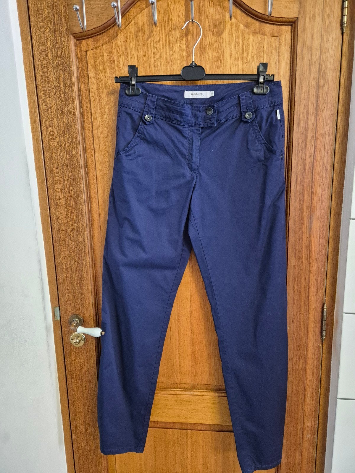 Broek,  Nieuw, mt.38-40  ,Sandwich, Maat 38/40 (M), Paars, Nieuw, Ophalen of Verzenden