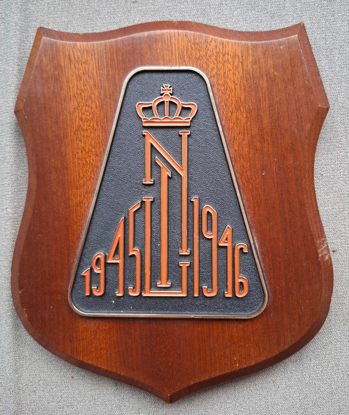 KNIL schildje, Verzamelen, Militaria | Algemeen, Ophalen, Landmacht, Nederland