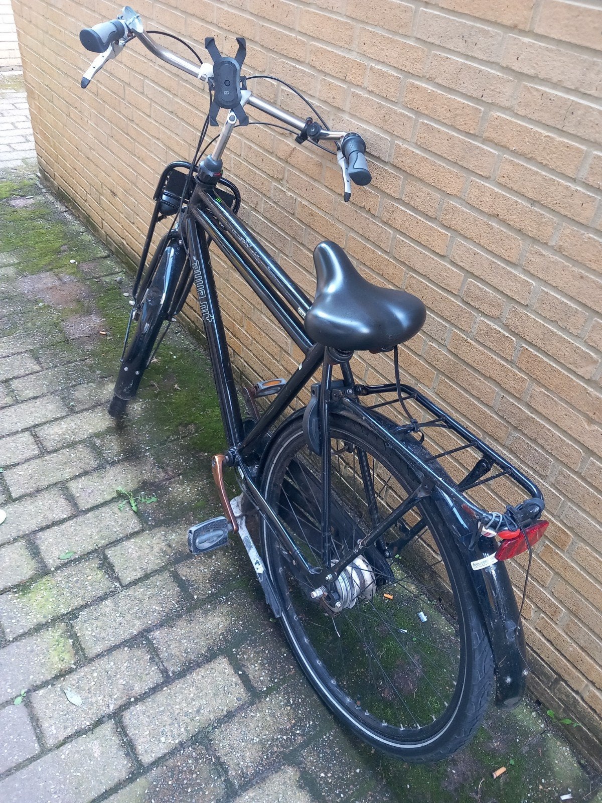 Gazelle fiets met voordrager en terugtraprem, Terugtraprem, Ophalen of Verzenden, Gazelle, 53 tot 56 cm
