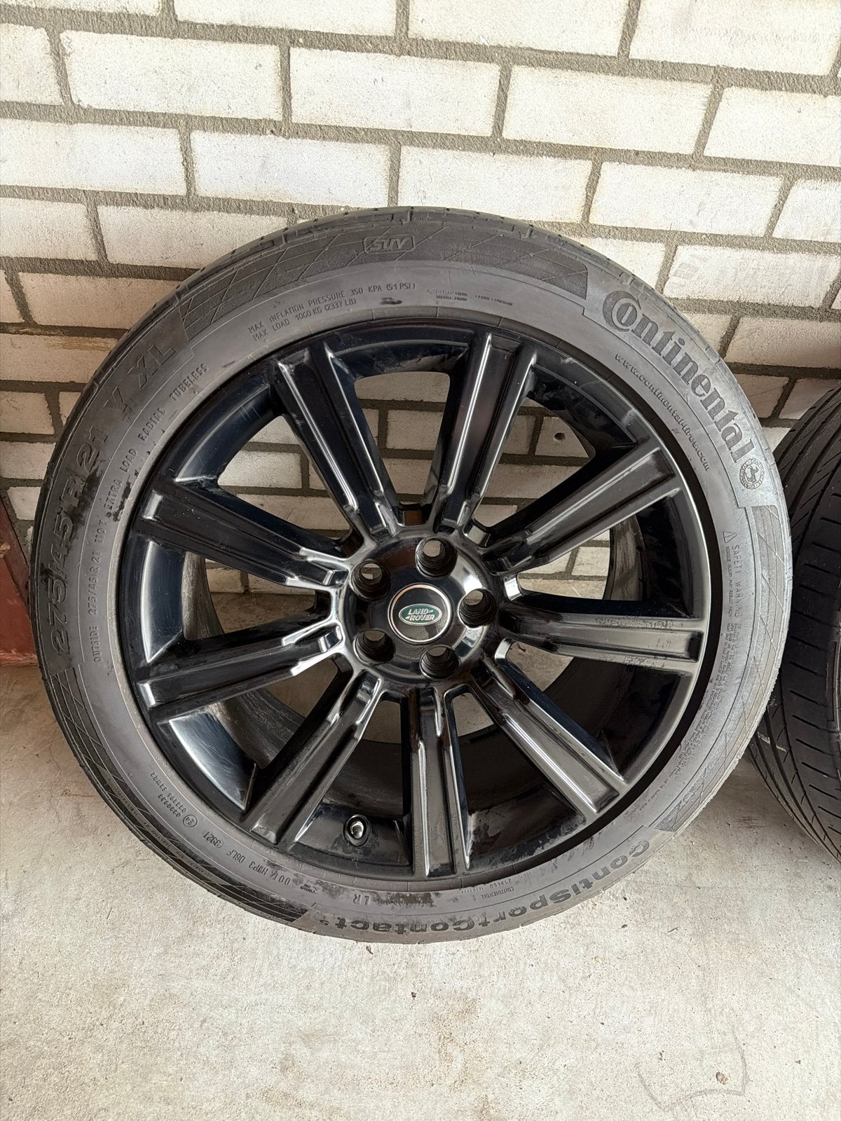 Set van 4 Originele Land Rover 21 inch velgen incl. banden, Auto-onderdelen, Banden en Velgen, Ophalen, Gebruikt, 275 mm, Banden en Velgen